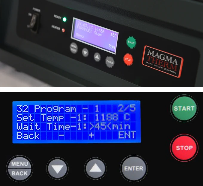 Kontrol paneli ve programlama ekranı